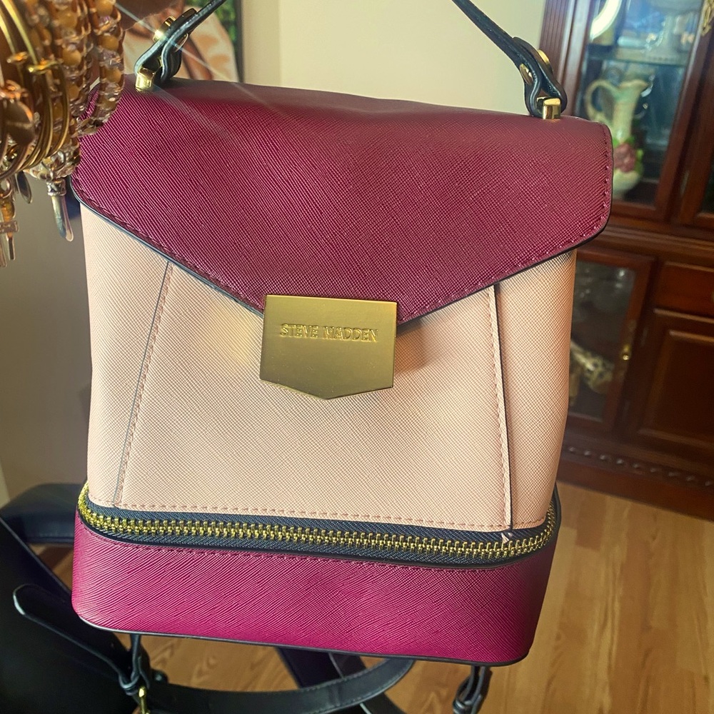 Colorblock Steve Madden Backpack.
